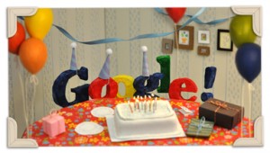 День рождения google