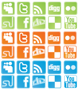 Кнопки социальных сетей для сайта или блога